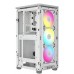 Carcasa Corsair 2000D Airflow RGB Mini-ITX, fara sursa, alba