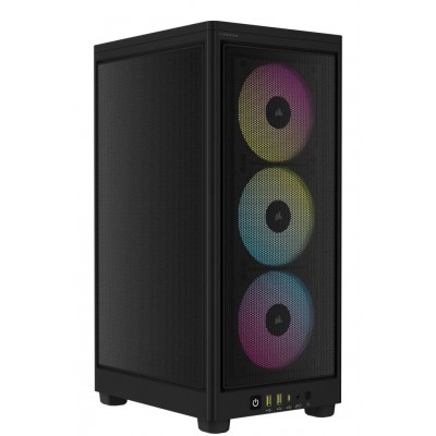 Carcasa Corsair 2000D Airflow RGB Mini-ITX, fara sursa, neagra