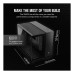 Carcasa Corsair 2500X Mid Tower, sticlă securizată, Black/Obsidian Aluminium