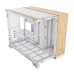 Carcasa Corsair 2500X Mid Tower, sticlă securizată, White/Bamboo