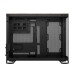Carcasa Corsair 2500X Micro ATX, Sticlă securizată, Black/Walnut Wood