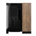Carcasa Corsair 2500X Micro ATX, Sticlă securizată, Black/Walnut Wood