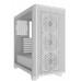 Carcasa Corsair 3000D Airflow RGB Mid-Tower, fara sursa, alba