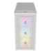 Carcasa Corsair 3000D Airflow RGB Mid-Tower, fara sursa, alba