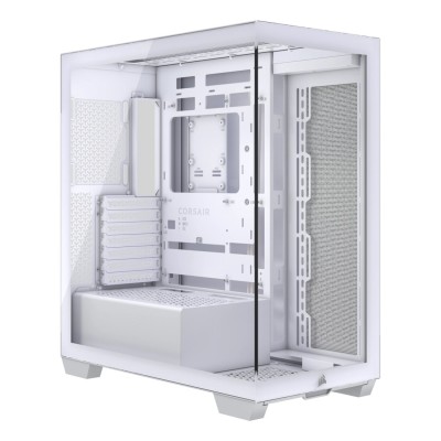 Carcasa Corsair 3500X Mid Tower, sticlă securizată, Alb