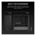Carcasa Corsair 4000D Modular Mid Tower, sticlă securizată, negru Carcasa Corsair 4000D Modular Mid Tower, sticlă securizată, negru