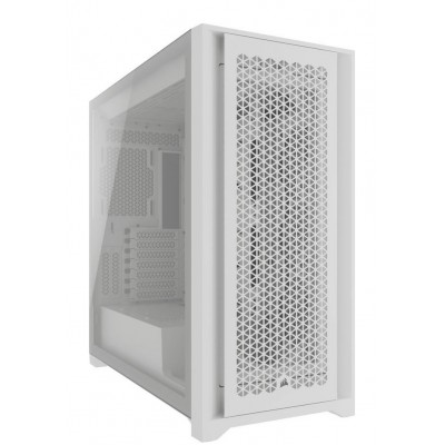 Carcasa Corsair 5000D Core Airflow Mid-Tower, tempered glass, fara sursa, alba