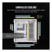 Carcasa Corsair 6500D Airflow Mid Tower, sticlă securizată, alb
