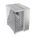 Carcasa Corsair 6500X Mid Tower, sticlă securizată, alb/gri satinat