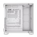 Carcasa Corsair 6500X Mid Tower, sticlă securizată, alb/gri satinat