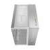 Carcasa Corsair 6500X Mid Tower, sticlă securizată, alb/gri satinat