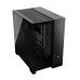 Carcasa Corsair 6500X Mid Tower, sticlă securizată, negru/aluminiu obsidian