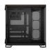 Carcasa Corsair 6500X Mid Tower, sticlă securizată, Negru/Walnut Wood