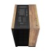Carcasa Corsair 6500X Mid Tower, sticlă securizată, Negru/Walnut Wood