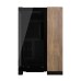 Carcasa Corsair 6500X Mid Tower, sticlă securizată, Negru/Walnut Wood