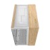 Carcasa Corsair 6500X Mid Tower, sticlă securizată, White/Bamboo