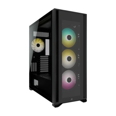 Carcasa Corsair iCue 7000X, RGB, ATX Full Tower, Tempered Glass, Neagra Carcasa Corsair iCue 7000X, RGB, ATX Full Tower, Tempered Glass, Neagra