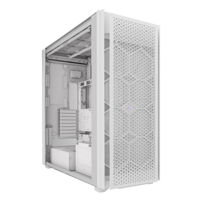 Carcasa Corsair 9000D Airflow Super Full Tower, sticlă securizată, alb