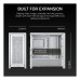 Carcasa Corsair FRAME 4000D RS Mid Tower, sticlă securizată, alb
