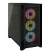 Carcasa Corsair iCUE 4000D RGB Airflow Mid-Tower, fara sursa, neagra Carcasa Corsair iCUE 4000D RGB Airflow Mid-Tower, fara sursa, neagra
