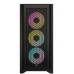 Carcasa Corsair iCUE 4000D RGB Airflow Mid-Tower, fara sursa, neagra Carcasa Corsair iCUE 4000D RGB Airflow Mid-Tower, fara sursa, neagra