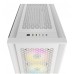 Carcasa Corsair iCUE 5000D RGB Airflow Mid-Tower, fara sursa, alba