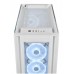 Carcasa Corsair iCUE 5000X RGB QL Edition Mid-Tower, fara sursa, alba