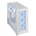 Carcasa Corsair iCUE 5000X RGB QL Edition Mid-Tower, fara sursa, alba