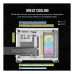 Carcasa Corsair iCUE LINK 2500X Mid Tower, sticlă securizată, White