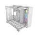 Carcasa Corsair iCUE LINK 2500X Mid Tower, sticlă securizată, White