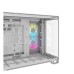 Carcasa Corsair iCUE LINK 2500X Mid Tower, sticlă securizată, White