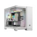 Carcasa Corsair iCUE LINK 2500X Mid Tower, sticlă securizată, White