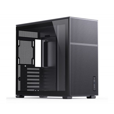 Carcasa Jonsbo D41 MESH, tempered glass, fara sursa, neagra