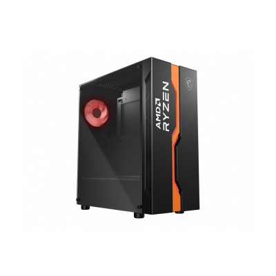 Carcasa MSI MAG VAMPIRIC 011C, AMD Edition, ATX, Mid Tower, Tempered Glass, Neagra, Fara sursa