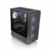 Carcasa Thermaltake S200, Tempered Glass, ARGB, ATX, Mid Tower, Neagra, Fara sursa