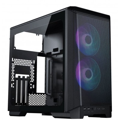 Carcasa PHANTEKS Eclipse P200A DRGB, Mini-Tower, tempered glass, fara sursa, neagra