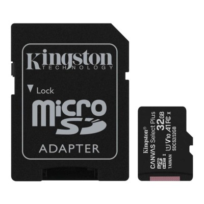 Card de memorie MicroSD Kingston Canvas Select Plus, 32 GB, cu adaptor, 100 MB/s