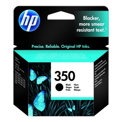 Cartus Cerneala Original HP 350, Negru