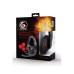 Casti Gaming Gembird GHS-402, Cu fir, Microfon pe brat, Negru / Rosu
