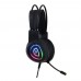 Casti Gaming Spacer Phantom, Cu fir, Microfon pe brat, Iluminare RGB, Negru
