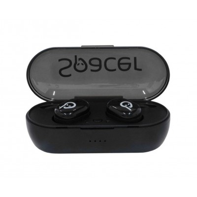 Casti Wireless Spacer SP-BH-02, Bluetooth 5.0, Negru