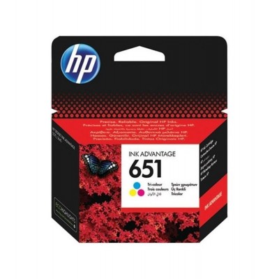 Cartus Cerneala Original HP 651, Tri-color, compatibil DeskJet 5575/5645/Mobile OJ202/252