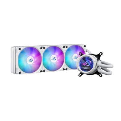 Cooler CPU Asus ROG STRIX LC III 360 ARGB LCD WHT, Lichid (AIO), 3x120mm, ARGB