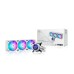Cooler CPU Asus ROG STRIX LC III 360 ARGB LCD WHT, Lichid (AIO), 3x120mm, ARGB