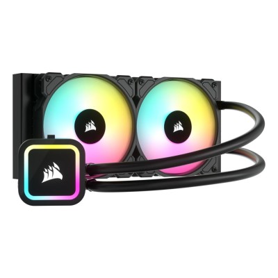 Cooler CPU Corsair H100x, Lichid, 2x120mm, RGB