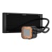 Cooler CPU Corsair H100x, Lichid, 2x120mm, RGB