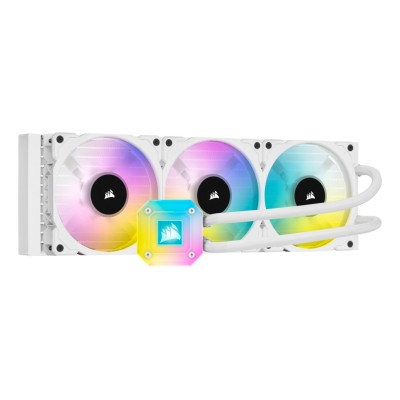 Cooler CPU Corsair iCUE H150i Elite Capellix White, Lichid (AIO), 3x120mm, RGB
