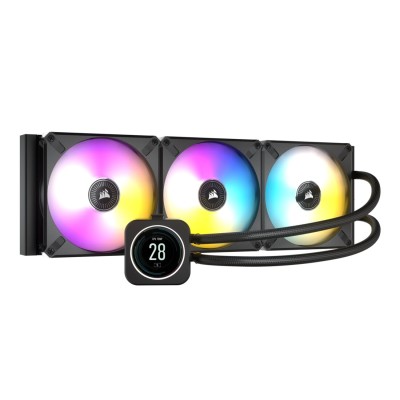 Cooler CPU Corsair iCUE H170i Elite LCD Lichid, 3x140mm, RGB