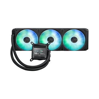 Cooler CPU Asus PRIME LC 360 ARGB LCD, Lichid (AIO), 3x120mm, ARGB