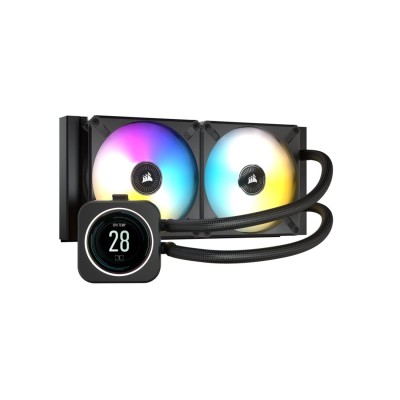 Cooler CPU Corsair H100i ELITE, Lichid (AIO), 2x120mm, RGB